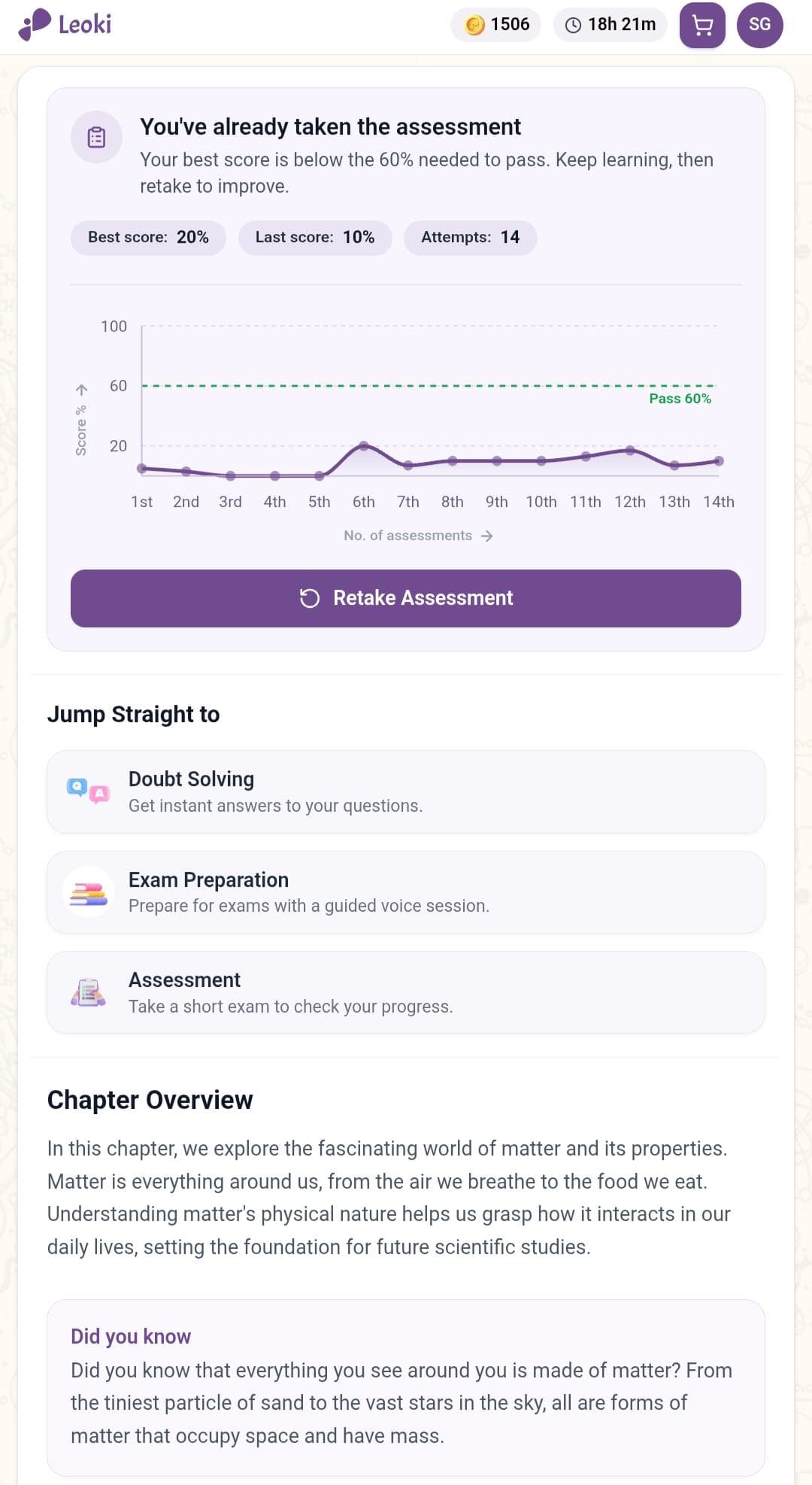Parent mobile app interface